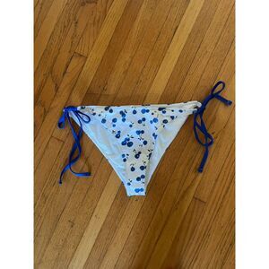 NWT HVN Blue Cherry Bikini Bottoms - Large
